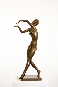 Milly Steger: Tänzerin, 1921/22 Bronze, Sammlung Karl H. Knauf, Berlin ©Foto: Rüdiger Lubricht, Worpswede