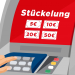 Ein Geldautomat der Sparkasse Bremen